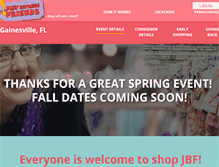 Tablet Screenshot of gainesville.jbfsale.com