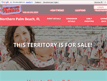 Tablet Screenshot of northernpalmbeach.jbfsale.com