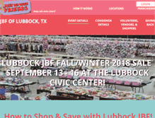 Tablet Screenshot of lubbock.jbfsale.com